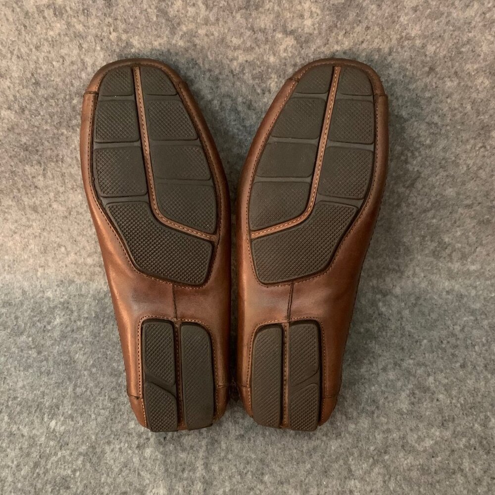 Clarks Men’s Brown Leather Driving Slip On Loafers - Picture 16 of 16